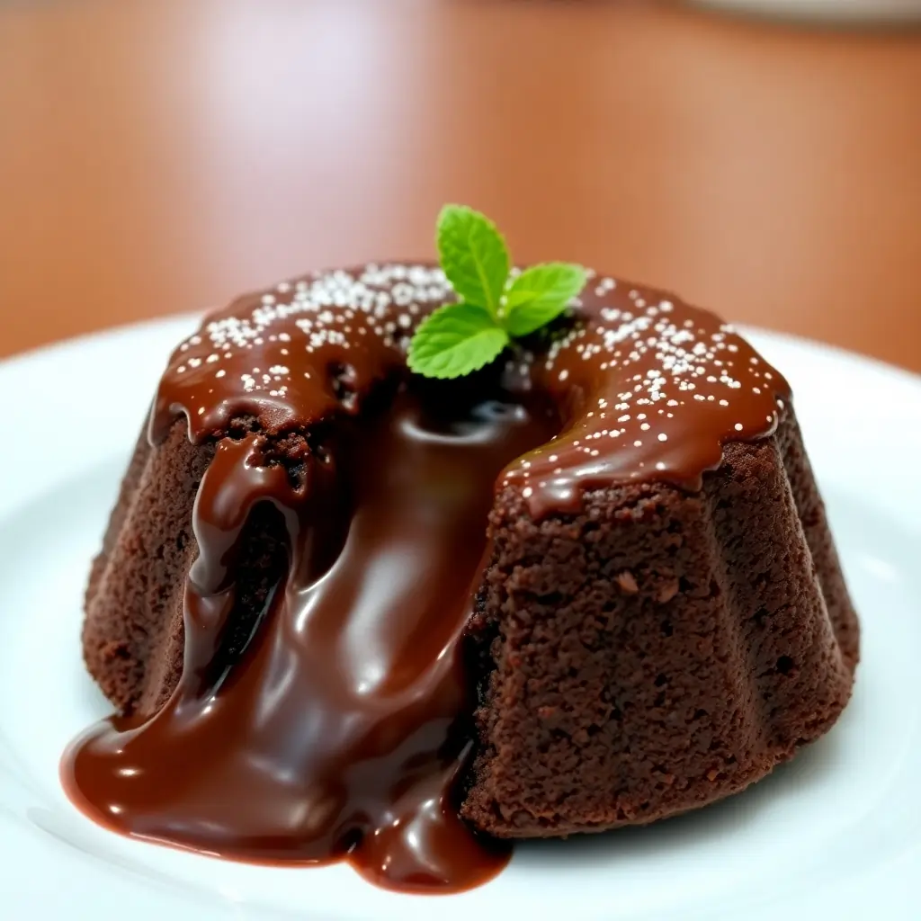 Rich Chocolate Cake with Ganache Topping