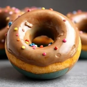 Chocolate Glazed Donut with Sprinkles