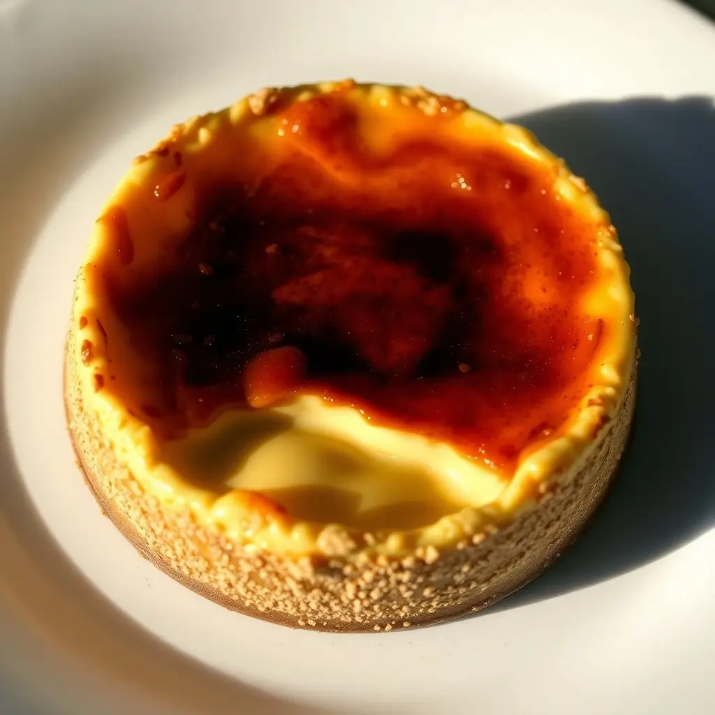 Classic Crème Brûlée with Caramelized Sugar